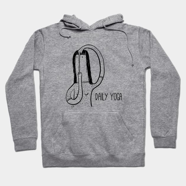 Yoga time Hoodie by idisegnidiflora